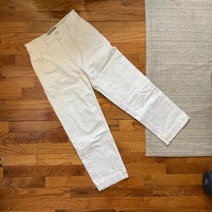 Everlane Straight Leg Crop in Bone - 00